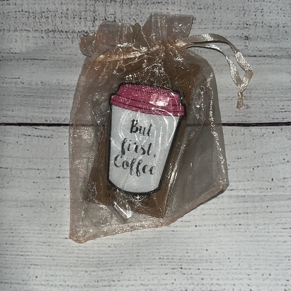 Accessories - NEW But First Coffee Badge Reel, New